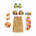 thumbnail image 3 of Falda hawaiana Yinane conjunto de Traje de baile marrón 60CM, 3 of 8