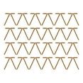thumbnail image 1 of veasfak 24 Pieces Velvet Christmas Bows Set Decorative Twist Tie Bows Ribbon Bowknot Brown, 1 of 9