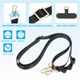 thumbnail image 3 of Uxcell Lanière Universelle pour Cellulaire, 2 Pcs Sangle Réglable en Polyester Anti-Vol avec Patchs pour Concerts Gym Voyage Mains Libres Sécurisée, Noir, 3 of 6