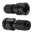thumbnail image 1 of 2 Pack 1/2" Square to 1/4" Hex Socket Adapter, Quick Release Impact Ratchet Chuck Converter and Screwdriver Bit Holder Socket, 1 of 5