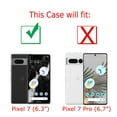 thumbnail image 2 of Slim-Fit Gel TPU Phone Case for Google Pixel 7, with Tempered Glass Screen Protector, by OneToughShield ® - Dictionary/Courage, 2 of 4