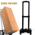thumbnail image 3 of Minkissy Folding Trolley Collapsable Grocery Cart Aluminum Alloy Thickened Design For Travel 1Set, 3 of 8