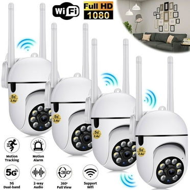 4x Wireless 5G WiFi Security Camera System Outdoor Home Night Vision 1080P HD