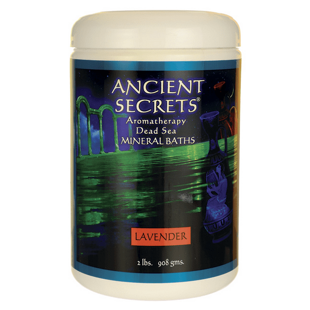 Ancient Secrets Dead Sea Mineral Baths Lavender 2 lbs Salt Walmart