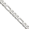 thumbnail image 1 of 925 Sterling Silver 8mm Figaro Chain Necklace 26 inch for mens, 1 of 5