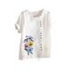 thumbnail image 4 of Camisetas de Manga Corta para Mujeres, Camiseta de Manga Corta Impresa Casual Hecha de 95% Poliéster 5% Spandex para Todas las Estaciones, Camisetas de Manga Corta para Mujeres, 4 of 5