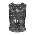 thumbnail image 3 of SNKSDGM Female Tank Tops for Women Pack Cotton White Tank Top Woman Dressy Cropped Women's Mesh Sexy Sleeveless Vest Top M, 3 of 4