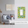 thumbnail image 5 of KLL Lemon1 Wall Plate,Gloss Finish,Standard Size 1 - 5" x 3", Polycarbonate Thermoplastic,Electric Receptacle Plug Covers, 5 of 6
