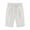 a_White, variant on Xysaqa Women's Knee-Length Bermuda Casual Shorts with Elastic Waist Drawstring Summer Cotton Linen Shorts (Available in Plus Size)