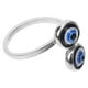 thumbnail image 2 of Anillo de dedo del ojo malvado anillo de banda abierta anillo gótico joyería vintage para mujeres chicas, 2 of 5