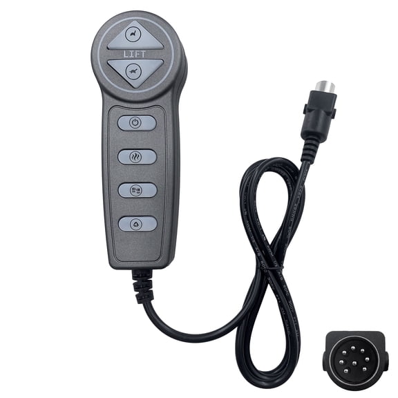 6 Button 8 Pin Male Plug Non-Universal Massage Remote Controller for Coaster Power Recliner