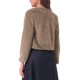thumbnail image 3 of CHAQUETA CORTA ABIERTA INSPIRADA EN CHIC PARA MUJER, BOLERO DE FALSO PIEL DE MANGA LARGA, ABRIGO DE INVIERNO, TAMAÑO L, CAQUI OSCURO, 3 of 6