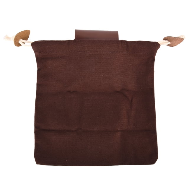 Bolsa de forraje de lona de cuero, bolsa de forraje con cinturón portátil para acampar para la recolección de frutasGardenAndPatio Fyydes Descripción de la referencia
