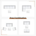 thumbnail image 6 of Ovios 5 Pieces Outdoor Patio Furniture Wicker Conversation Sectional with High-Back & Solar Lamps Coffee Table for Backyard, 6 of 8