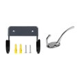 thumbnail image 1 of Colgador de pared para tabla de planchar, organizador con tornillos, gancho para tabla de planchar con patas YT para lavandería de hotel Gris, 1 of 9