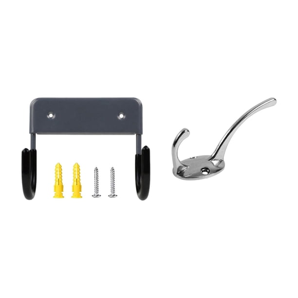 Colgador para tabla de planchar montado en la pared, organizador para tabla de planchar, fácil instalación, gancho para tabla de planchar Gris