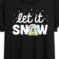 thumbnail image 3 of SpongeBob SquarePants - Let It Snow - Juniors Ideal Flowy Muscle T-Shirt, 3 of 6