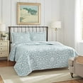 thumbnail image 3 of Laura Ashley 207060 Ensemble de Couette Réversible Bleu, Roi, Floral, Mia, 3 of 5