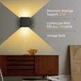thumbnail image 4 of 12W Appliques Murales Modernes LED 2 Pièces Appliques Murales 3000K Blanc Chaud LED avec Angle de Faisceau Réglable IP65 Imperméable à l'Eau 1000lm, 4 of 4