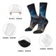 thumbnail image 5 of Balery Lonely Night Sky Wolf Calcetas Largas con Estampado para Hombre y Mujer – Suaves y Transpirables, Talla Única (US 5-11), 5 of 6