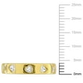 thumbnail image 2 of Everly Women's 1 1/2ct TGW Created White Sapphire Yellow Silver Heart Eternity Ring, 2 of 10