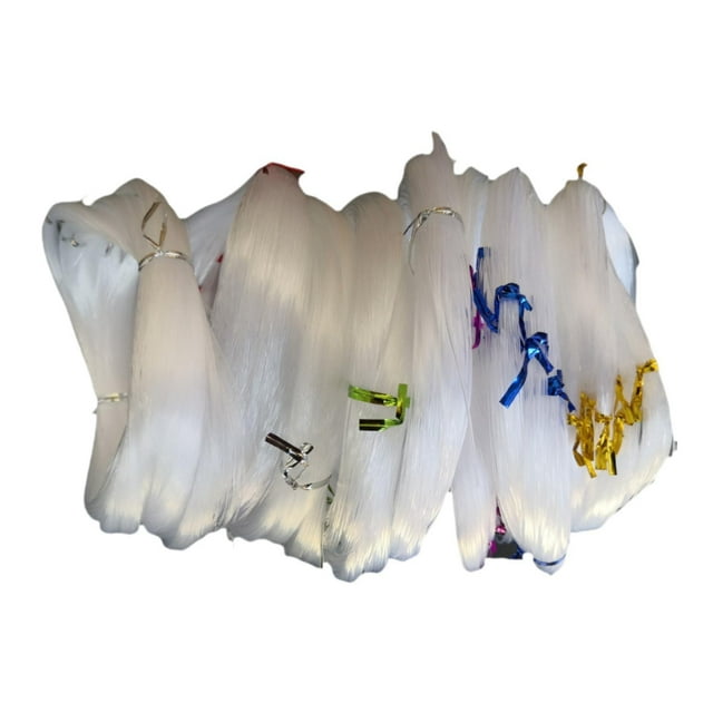 Colaxi 10 Pieces Clear Fishing Line Invisible String Practical Transparent Nylon Thread for Hanging Balloon, Garland, Picture Crafts 0.35mm