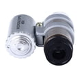 thumbnail image 3 of Microscopio para teléfono 45X, cámara para teléfono, microscopio, lupa, accesorio con 2 LED para inspección, 3 of 14