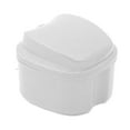 thumbnail image 1 of Denture Case, Denture Bath Box Case Dental Orthodontic Retainer, False Teeth Storage Case Box with Strainer, 1 of 9