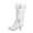 A-White, variant on Kcodviy High Knee Riding Leather Boots for Women Knee High Boots Heels Flat Long Thigh High Boots for Women Winter Women's Boots