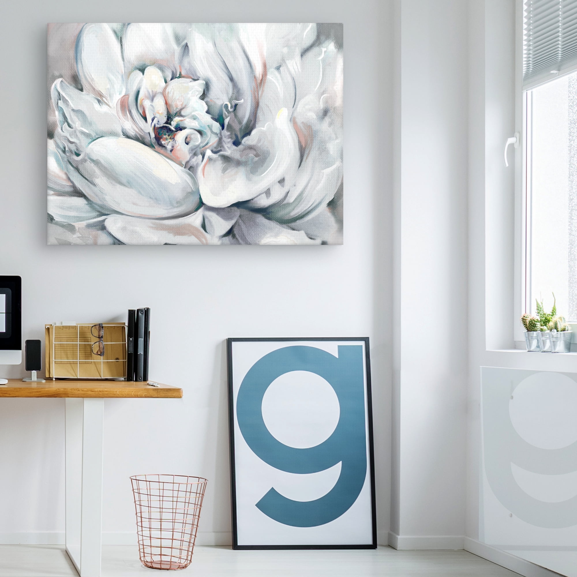 Winter Blossom by Studio Arts Canvas Art Print