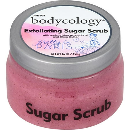 bodycology Pretty in Paris Exfoliating Sugar Scrub, 16 oz
