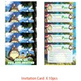 thumbnail image 2 of My Neighbor Totoro Invite Invitations Cards Stock Bulk Birthday Fill-in Party Supplies Decorations, 2 of 3