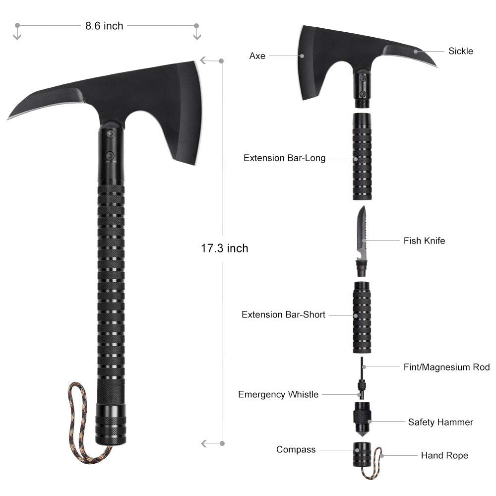 Details about   Tactical Outdoors Axe Survival Hand Tools For Hunting Camp everyday US Hatchetx 