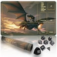thumbnail image 1 of Playmat Extalas MTG TCG con tubo de almacenamiento y 7 dados de 60 x 35 cm, 1 of 6