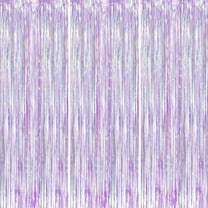 Rainbow Fringe Curtain Party Streamers 3 Pack 3.2 x 9.8 Ft Foil Fringe Backdrop Curtains for Birthday Wedding Bridal Baby Shower Holiday Tinsel Streamers Rainbow Party Decorations Door Streamer