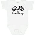 thumbnail image 3 of Inktastic I Love Racing Boys or Girls Baby Bodysuit, 3 of 5