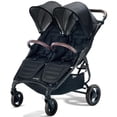 thumbnail image 2 of Valco Baby - Trend Duo Side by Side Double Stroller - Side by Side Double Stroller for Newborn and Toddler - Easy Compact Fold, Multi-Position Recline, Large Canopy Infant Twin Stroller (Night Black), 2 of 5