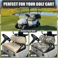 thumbnail image 4 of Binienty Deer Golf Car Seat Towel Blanket Stretchy Comfortable Grey Camo Hunting Golf Cart Seat Covers Front UV Protection Golf Cartseat Covers Kit Suits EZGO Club 2-Seat Golf Carts, 4 of 8