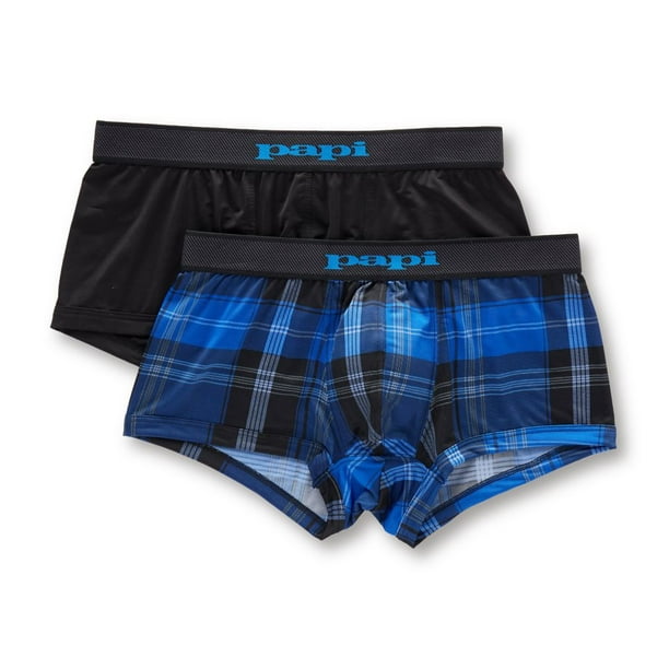 papi Men's Papi 626182 Cool 2 Brazilian Trunks 2 Pack