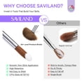 thumbnail image 4 of SAVILAND 3PCS Acrylic Nail Brush Superior Nylon: Size(6# 10# 14#) Nail Brushes For Acrylic Application Nail Art Extension Carving with Effective Nail Clean Up Brush DIY Home Salon Manicure, 4 of 9
