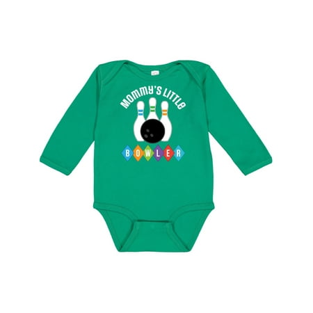 

Inktastic Bowling Mommys Little Bowler Outfit Gift Baby Boy or Baby Girl Long Sleeve Bodysuit