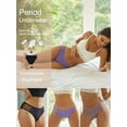 thumbnail image 2 of 3pcs/set Taille Polka Dot Dentelle Patchwork Culotte Menstruelle, 2 of 4