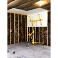 thumbnail image 5 of Heavy Duty 16ft Drywall Panel Lifter, Yellow Hoist Jack Lifting Tool, Professional Rolling Caster Wheels for Construction & Renovation Work, Adjustable Height 49"-115, 5 of 19
