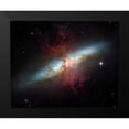 thumbnail image 2 of NASA 14x12 Black Modern Framed Museum Art Print Titled - M82 - Starburst Galaxy, 2 of 5