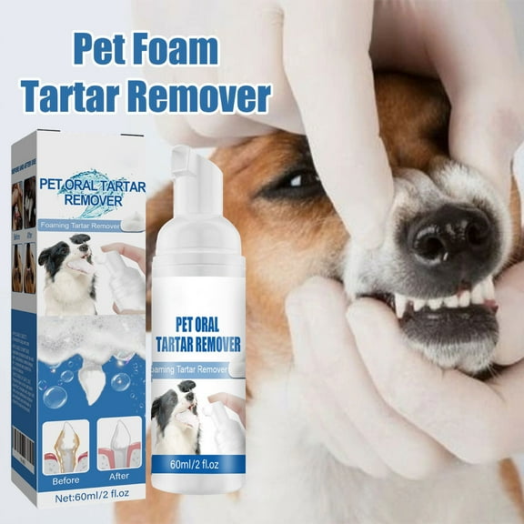 FlareFable 60ml Pet Oral Care Spray, Pets Plaque & Tartar Control Dental Spray, Pet Breath Dental Care Spray, Eazy to Use Brushless Pet Oral Care Spray, Safe for Dogs & Cats Promote Dental Health