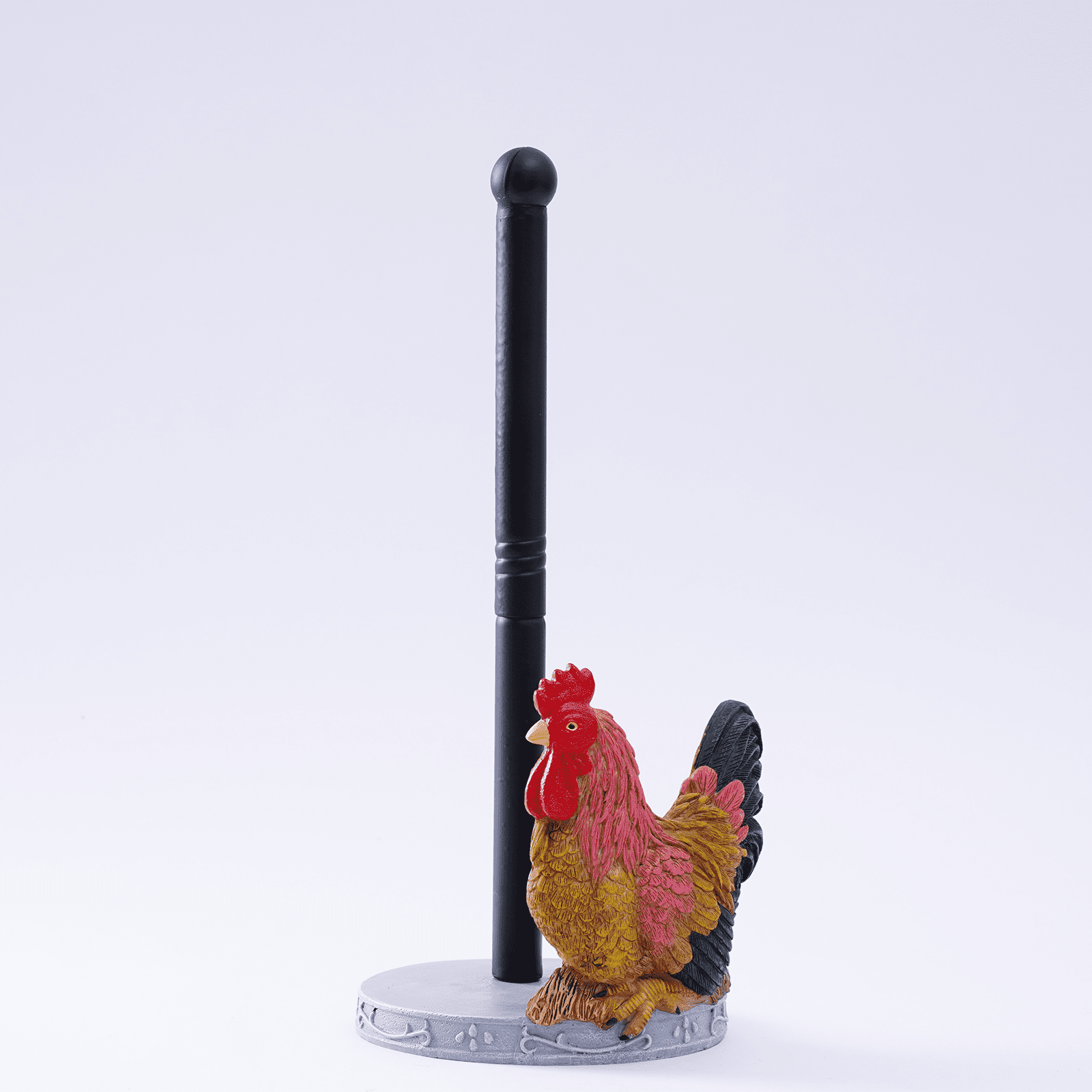 Rooster Kitchen Paper Towel Holder - Resin Farmhouse Towel Stand for Countertops，Decor Accessories for  Kitchen