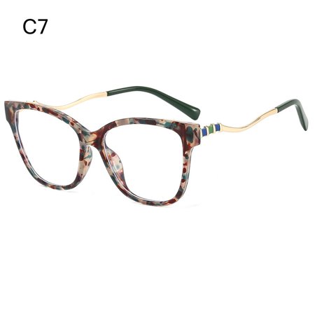 Vintage TR90 Metal Anti UV Glare Computer Goggles Reading Gaming Glasses Eyewear Anti-blue Light Glasses C7