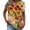 Yellow(American Flag Floral Print), variant on Iaqnaocc American Flag Tops for Women 4th Of July Short Sleeve Button Henley V Neck Independence Day American Flag Floral Print Tees Vintage Summer July 4th Celebration T Shirts for Women Yellow S