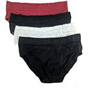 Warner's Women's No Pinches Hipster Panty 4-Pack, XL