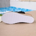thumbnail image 5 of Samdudou Wedge Sandals for Women Perforated Two Strap Cork Espadrille Open Toe Buckle Summer Casual Beach Vacation Ladies Dressy Jute Wrapped Footwear, 5 of 9